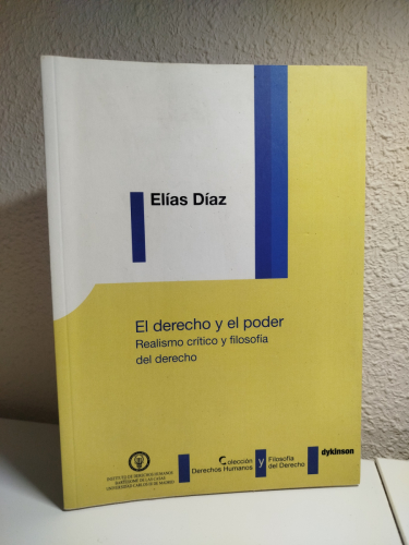 Portada del libro de El derecho y el poder. Realismo crítico y filosofía del derecho