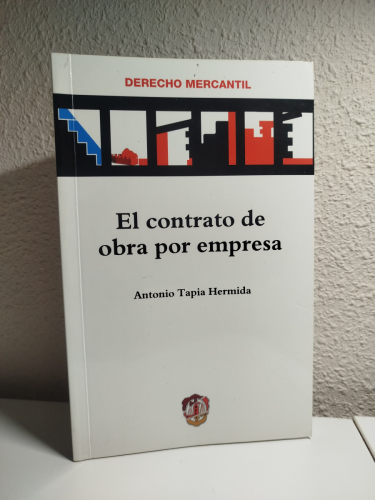 Portada del libro de Contrato de obra por empresa