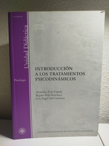 Portada del libro de Introducción a los Tratamientos Psicodinámicos