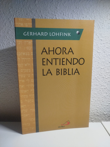 Portada del libro de Ahora entiendo la Biblia