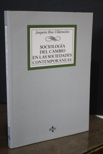 Portada del libro de Sociología del cambio en las sociedades contemporáneas