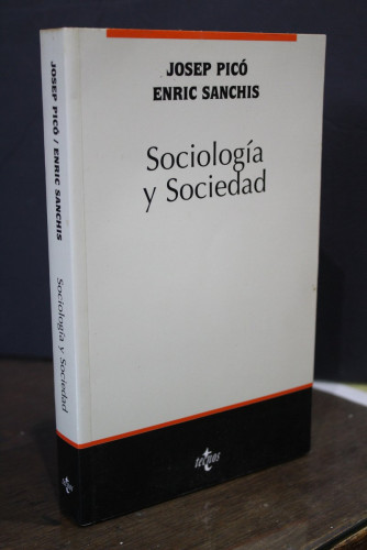 Portada del libro de Sociología y Sociedad