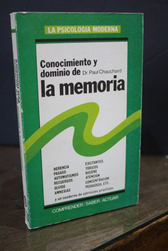 Portada del libro de Conocimiento y dominio de la memoria