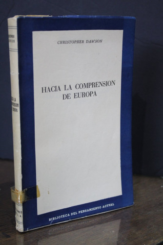 Portada del libro de Hacia la comprensión de Europa