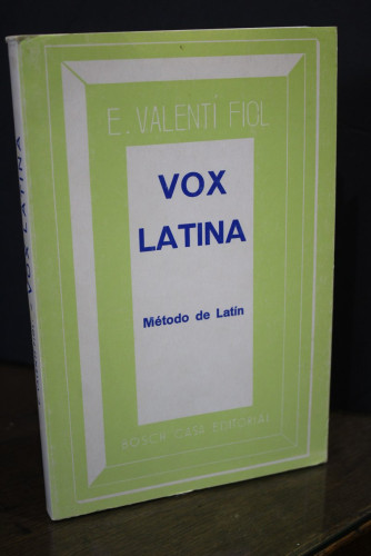 Portada del libro de Vox latina. Método de latín