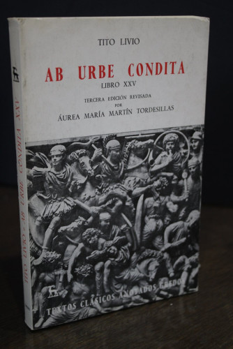 Portada del libro de Ab Urbe Condita. Libro XXV.- Tito Livio.- Textos Clásicos Anotados Gredos.