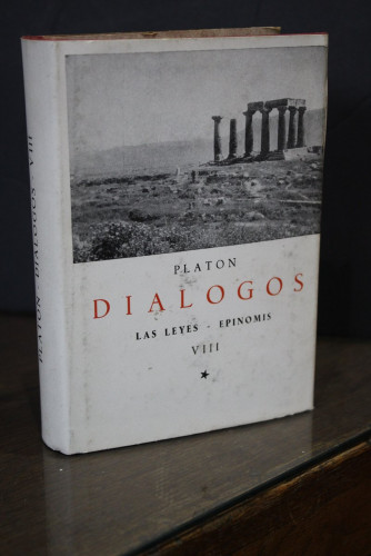 Portada del libro de Platón.- Diálogos. VIII.- Las Leyes. Epinomis.- Ediciones Ibéricas.