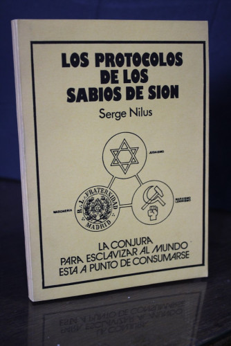 Portada del libro de Los Protocolos de los Sabios de Sion