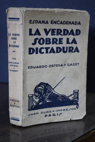 Portada del libro de España encadenada. La verdad sobre la dictadura