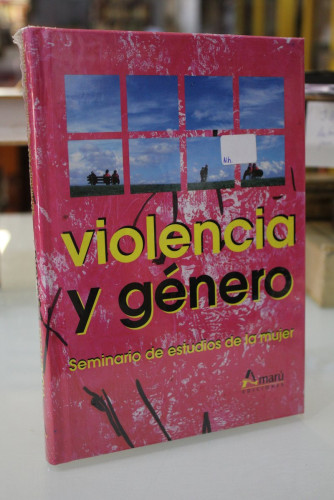 Portada del libro de Violencia y género. Seminario de estudios de la mujer.