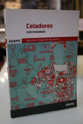 Portada del libro de Celadores. Cuestionarios.- Adams.- Servicio Aragonés de Salud.