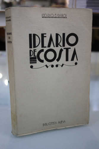 Portada del libro de Ideario de Costa.- Biblioteca Nueva.- Intonso.