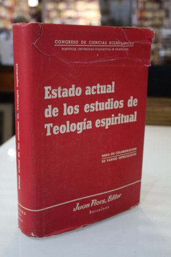 Portada del libro de Estado actual de los estudios de Teología espiritual. Trabajos del I Congreso de Espiritualidad.