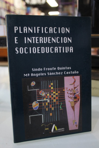 Portada del libro de Planificación e intervención socioeducativa