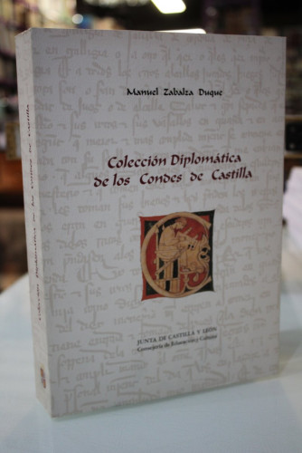 Portada del libro de Colección Diplomática de los Condes de Castilla.- Zabalza Duque, Manuel.