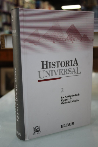 Portada del libro de Historia Universal. 2. La Antigüedad: Egipto y Oriente Medio.