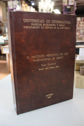 Portada del libro de Tesis doctoral