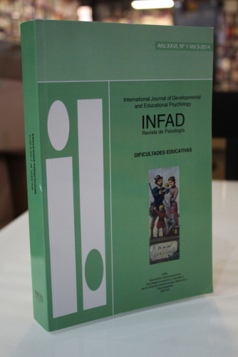 Portada del libro de Dificultades Educativas. INFAD Revista de Psicología. Año: XXVI, N.º 1-Vol.3- 2014