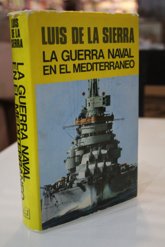 Portada del libro de La guerra naval en el Mediterráneo (1940-1943).