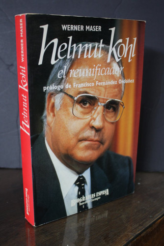 Portada del libro de Helmut Kohl. El reunificador