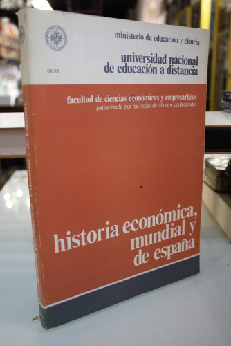 Portada del libro de Historia económica y mundial y de España