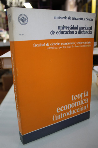 Portada del libro de Teoría económica (introducción)