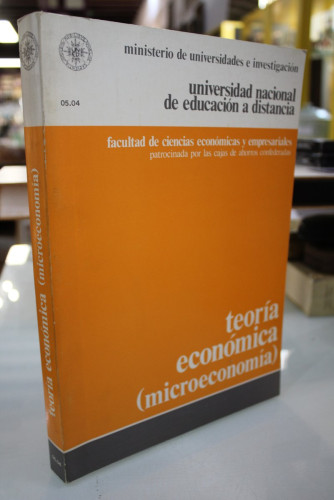 Portada del libro de Teoría económica (microeconomía)