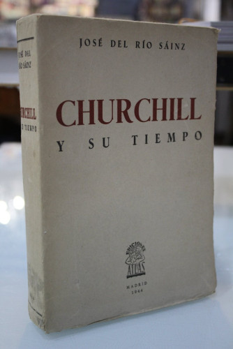 Portada del libro de Churchill y su tiempo