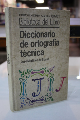 Portada del libro de Diccionario de ortografía técnica