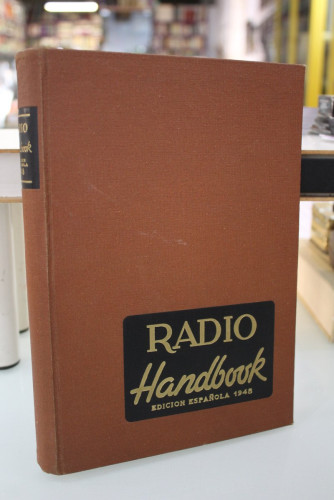 Portada del libro de The Radio Handbook. (Manual de Radio).- Edición española de 1948.