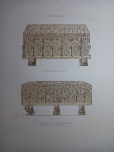 Portada del libro de GRABADO Nº XI bis. Iconografía española. Colección de retratos, estatuas, mausoleos y demás monumentos...