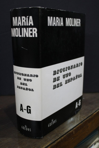 Portada del libro de Diccionario de uso del español.- Tomo I A-G.- Moliner, María.- Gredos.