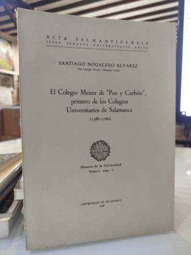 Portada del libro de El Colegio Menor de 