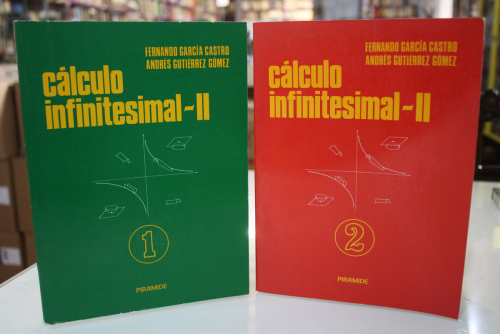 Portada del libro de Cálculo infinitesimal II.- Dos tomos.