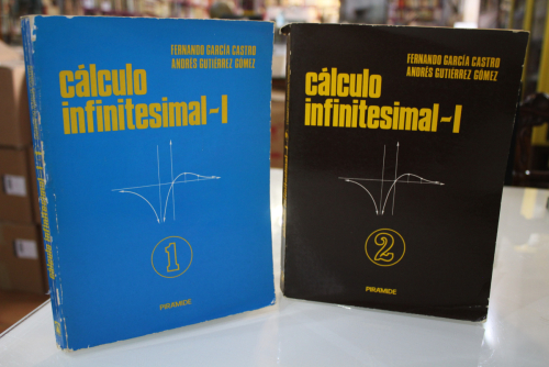 Portada del libro de Cálculo infinitesimal I.- Dos tomos.