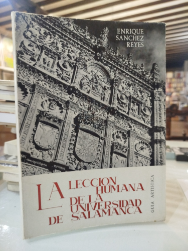 Portada del libro de La lección humana de la Universidad de Salamanca