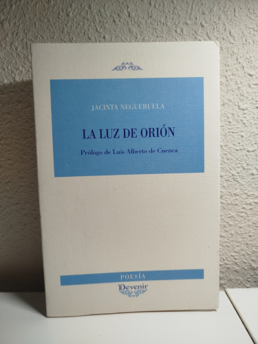 Portada del libro de La luz de Orión