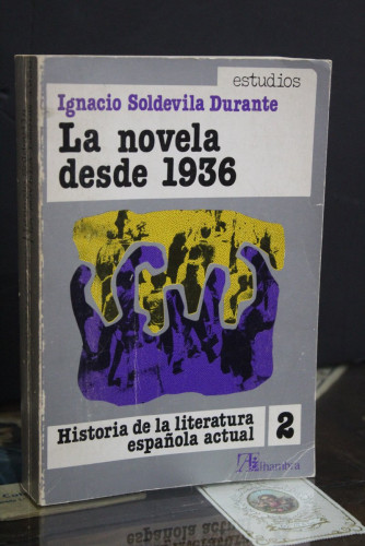 Portada del libro de La novela desde 1936