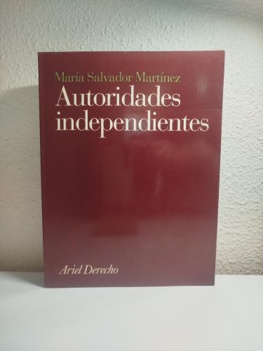 Portada del libro de Autoridades independientes