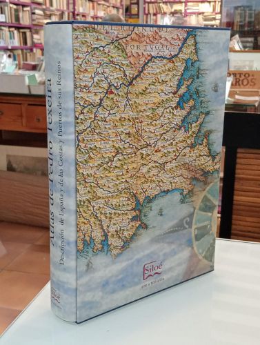 Portada del libro de Atlas de Pedro Texeira. Descripción de España y de las Costas y Puertos de sus Reynos (Siglo XVII).-...