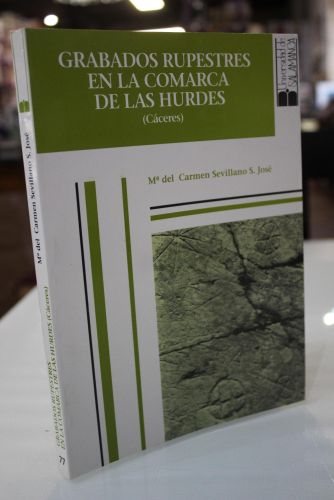 Portada del libro de Grabados Rupestres en la comarca de las Hurdes(Cáceres).