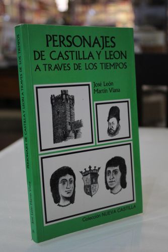 Portada del libro de Personajes de Castilla y León a través de los tiempos.