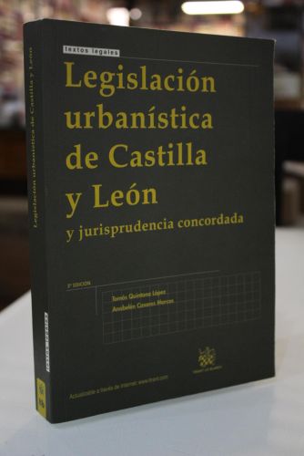 Portada del libro de Legislación urbanística de Castilla y León y jurisprudencia concordada.