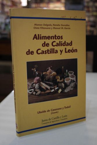 Portada del libro de Alimentos de calidad de Castilla y León