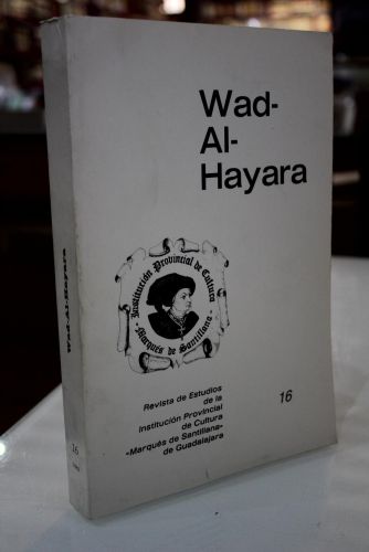 Portada del libro de Wad-Al-Hayara. Núm. 16, Año 1989.- Revista de Estudios de la Institución Provincial de Cultura 