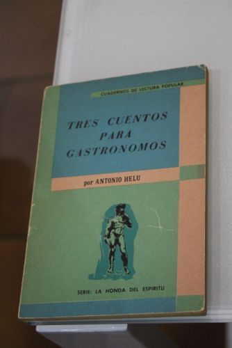 Portada del libro de Tres cuentos para gastronómos