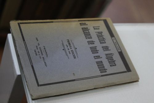 Portada del libro de La Práctica del Álgebra al alcance de todo el mundo.