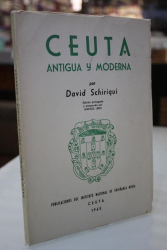 Portada del libro de Ceuta Antigua y Moderna.