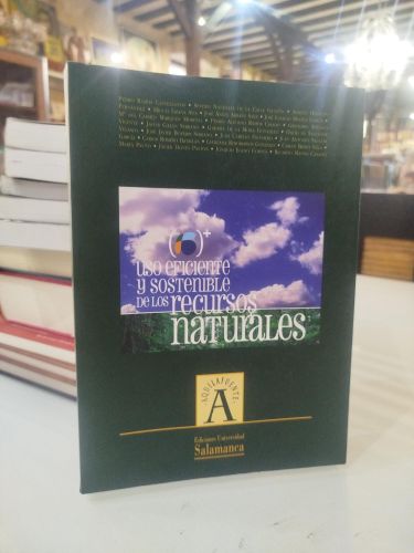 Portada del libro de Uso eficiente y sostenible de los recursos naturales