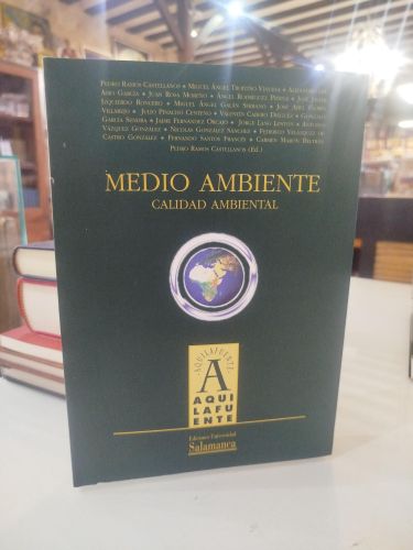 Portada del libro de Medio ambiente, calidad ambiental